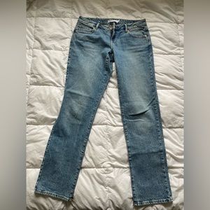 Garage Low Rise Straight Leg Jeans